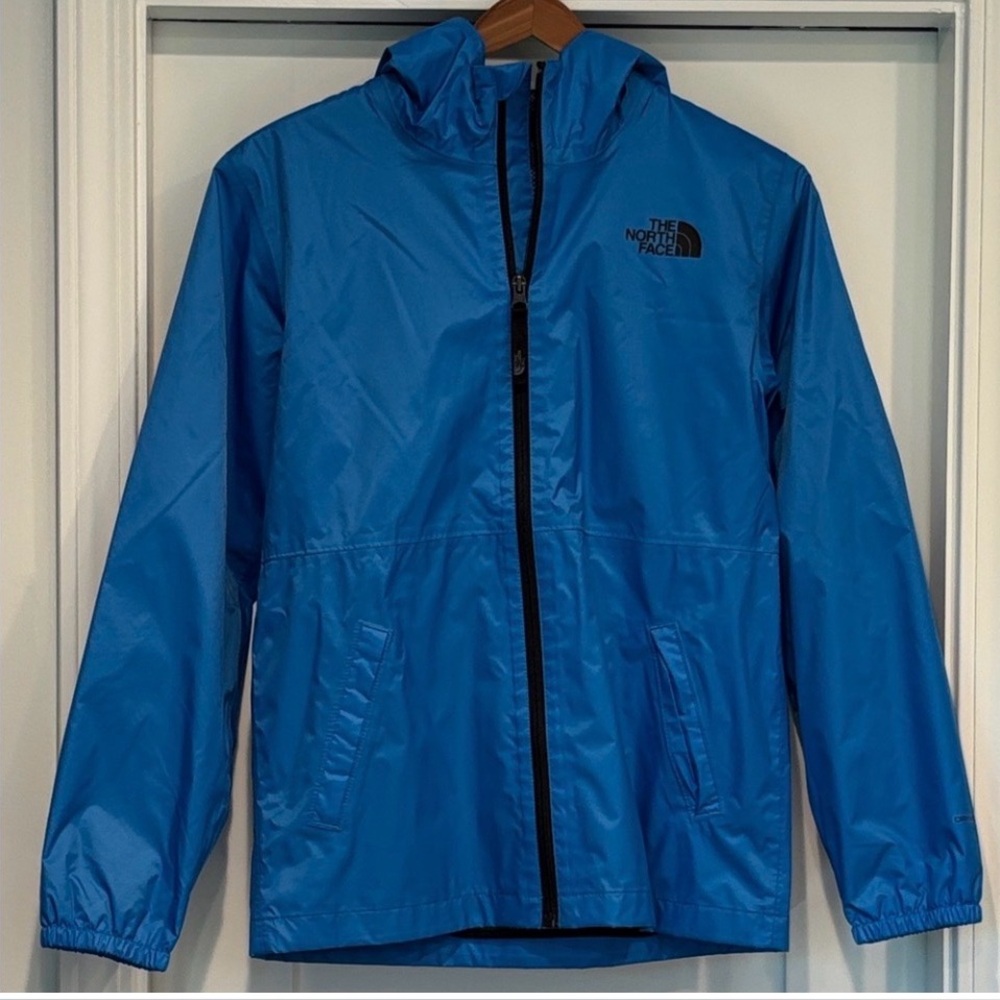 Youth/JR. The North Face Dry Vent Vibrant Blue Hooded Jacket